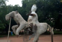 Ndewura Jakpa’s broken hands, limbs and his falling horse with cut off legs