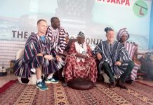 British High Commissioner rides bicycle to Savannah Region