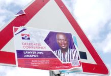 Abu Jinapor posters endangers lives of passengers on Damongo to Tamale road – says NDC