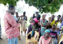 Jaksally Shares yearly “Susu” to VSLA Members at Chache in the Bole District