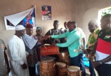 Savannah Regional Chairman of NDC Donates Drums to Sawla Chiefs
