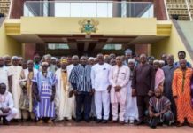 West Gonja: Larabanga Chief Imam and Elders Visits Veep at Jubilee House