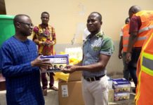 Coronavirus: Ghana Water CEO Donates Medical Equipments To Damongo Catholic Hospital