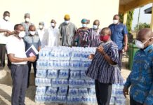 S/R: Minister Donates Bottled Water To Damongo Hospital