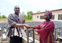 Sawla DCE presents 200 Dual Desks to GES