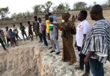 Salaga South MP Saves Kinkinlin Community from drinking mud water by dredging Dam