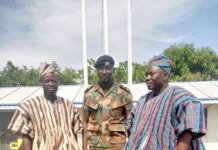 Buipewura Donates 500 Bags of Cement to New 155 Armoured Regiment at Damongo