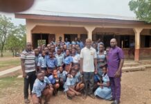 Yapei-Kusawgu NPP Chairman Renovates School Block Affected by Rainstorm