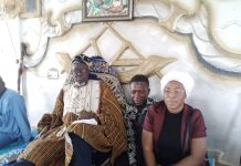 Bole OSA Green Care Clinic Pay Courtesy Call on Paramount Chief of Traditional Area
