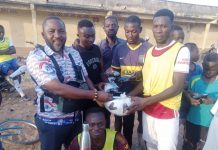 Aspiring NPP Youth Organiser for Damongo Donates to Mole FC