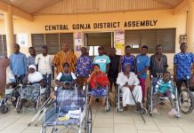 Central Gonja Assembly Distributes 30 tricycles to People Living with Disabilities