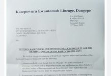 The Damongo skin is ours- Kasepewura Ewuntomah lineage petitions Savannah Region House of Chiefs