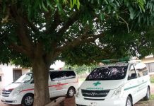 Hon Abu Jinapor maintains 2 Broken down Ambulances at Busunu Health Centre