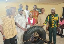 MP Donates Tyres for Bole SHS bus