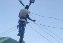 MP for Sawla installs street lights from main road to Hospital