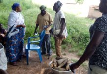 Jentilpe Women receive Equipment and Training in Shea butter production