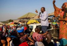 Abu Jinapor storms Damongo Market, assures Women of completion of construction work early