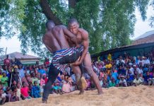 Shea Wrestling GH & Nkilgi Fm Welcomes New Year With a Bout in Bole