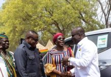 Abu Jinapor Donates Pick Up Vehicle to Savannah GES For Monitoring & Supervision