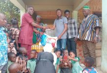 Damongo Redemption Orphanage Recieves Food Items from MP on his 40th birthday