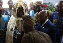 Akufo-Addo Assures Overlord of Gonja of establishing Regional colleges of Education in Savannah