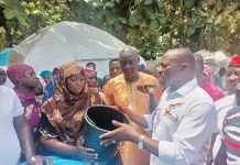 Savannah Region NDC Chairman visits Buipe Flood Victims; donates Items