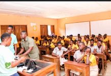 Kind-Heart Aid Donates & Sensitizes Adolescent Girls of Nyange D/A School on Menstrual Hygiene