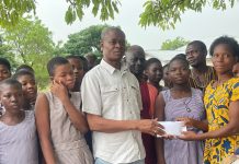 Bole: Lordina Mahama Donates GH¢5,000 & Items to Girls Model School