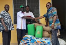 Bole MP Donates Food Items & Bull To Bamboi St. Anthony Or Padua SHS