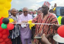 John Mahama Cut Sod for Ultra- modern Sports Complex in Bole