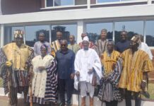 The Easy Part (Elections) is over, Pray for me to turn things round’- Mahama to Overlord of Gonja