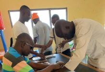 Bole Electoral Commission Trains the Blind on Voting