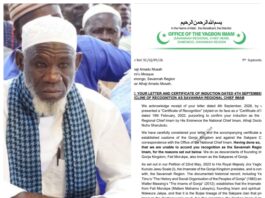 Savannah Chief Imam: Gonja Sakpare Imams Rejects Alhaji Amadu Musah