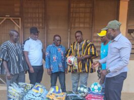 DVLA Deputy CEO Donates Sports Equipment to Bole District Education Directorate