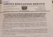 S/R: GES Bans Use of Pupils for Firewood Collection for School Feeding